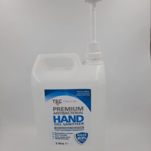 Premium Antibacterial Hand Gel Sanitiser with 30ml Dispenser Pump