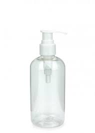 Pump Dispenser Bottle 250ml PET Plastic