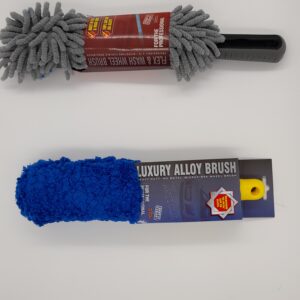 Flex and Wash Wheel Brush & Luxury Alloy Brush Set