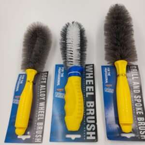 Valeting Pack set of 3 Alloy Brushes