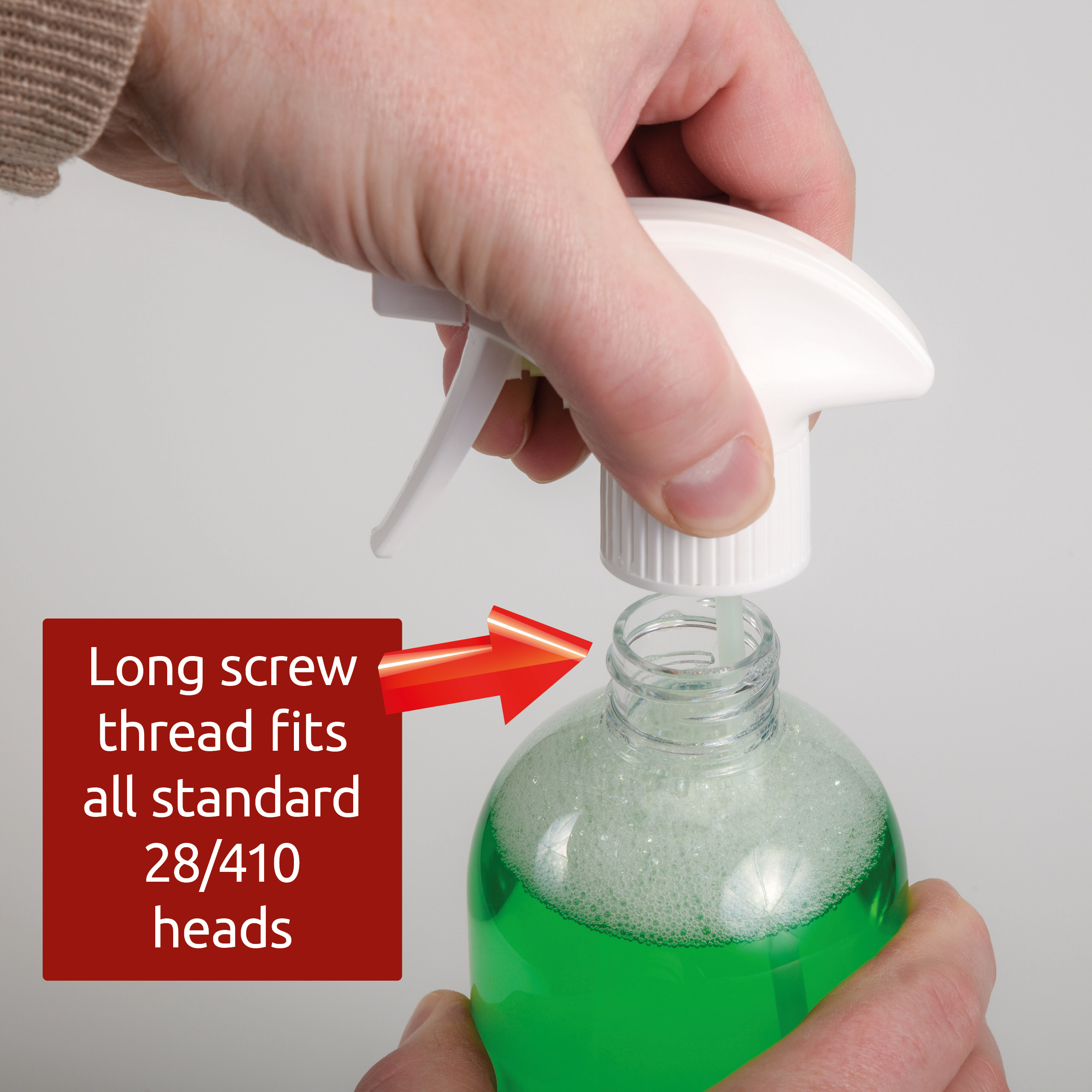 Spray Bottles 750ml Round with Black Canyon Trigger Head - Image 3