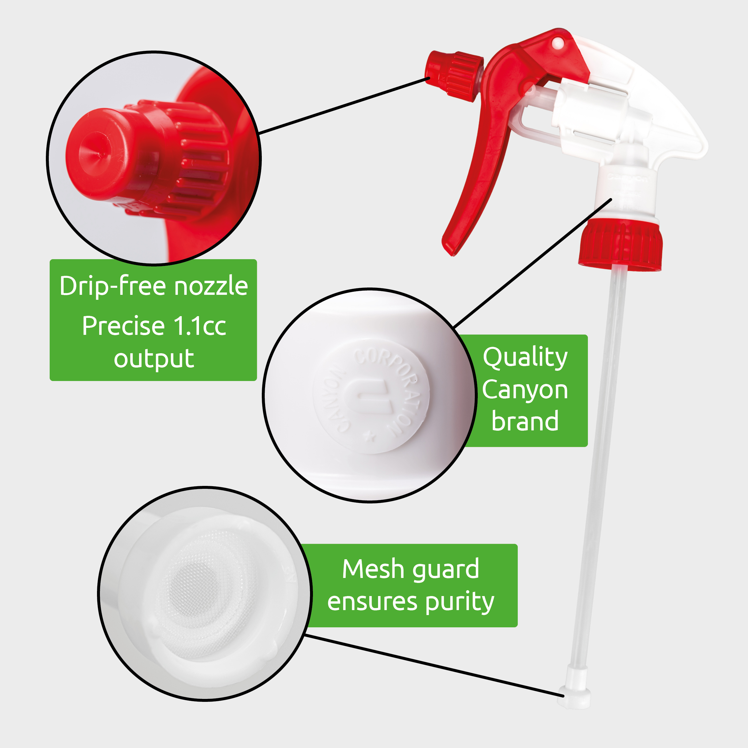 Spray Bottle 600ml Red Canyon Triggerhead - Image 5