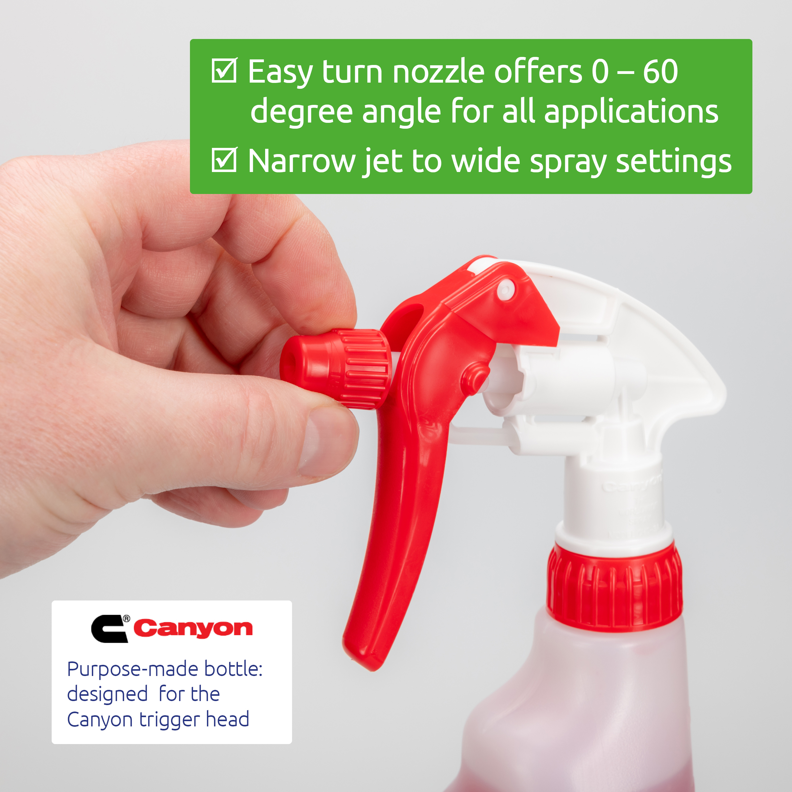 Spray Bottle 600ml Red Canyon Triggerhead - Image 6