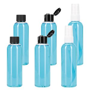 Travel Bottles 100ml Multi Pack of 6