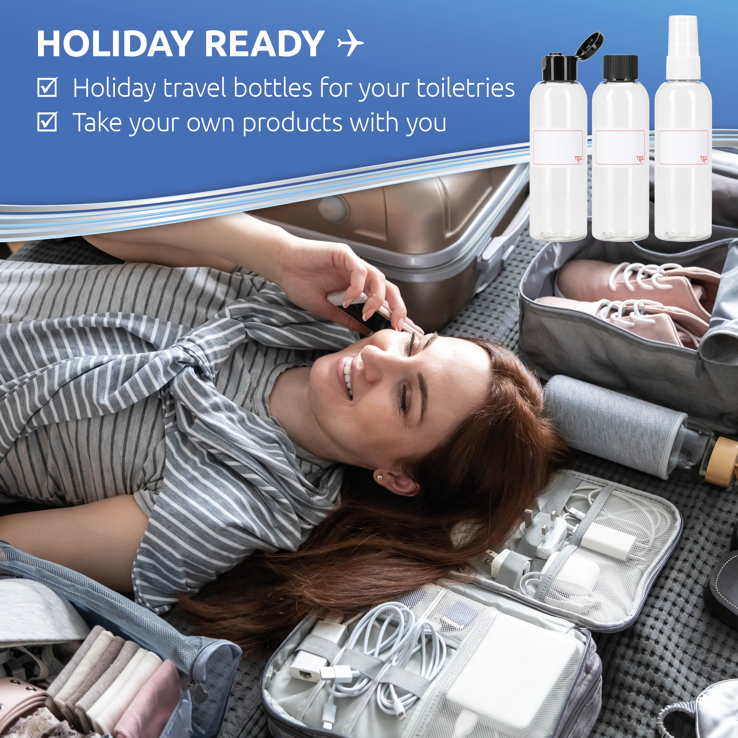 Travel Bottles 100ml Multi Pack